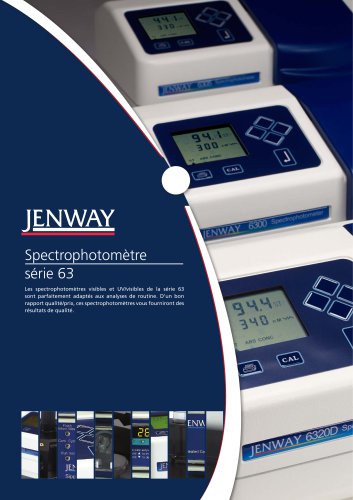 Spectrophotomètre série 63