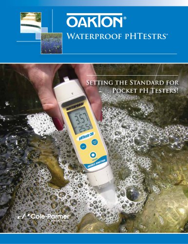 Waterproof pHTestrs®