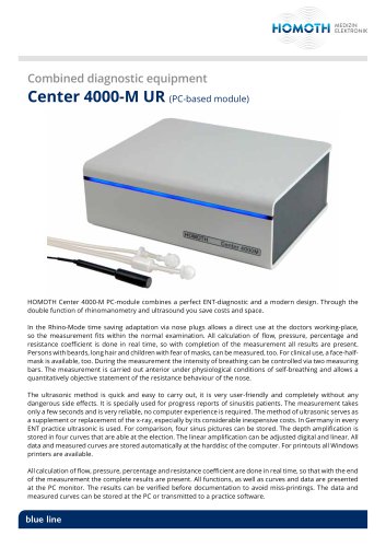 Combined diagnostic equipment Center 4000-M UR (PC-based module)