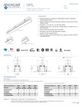 HPL Single Function Recessed Linear Static White Luminaire