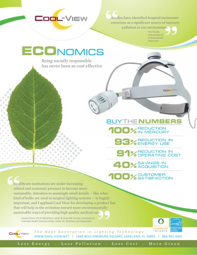 "Go Green"Brochure