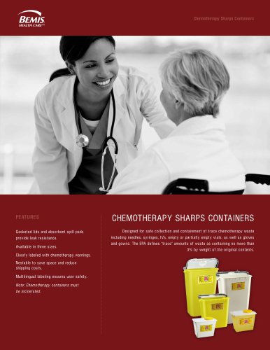 CHEMOTHERAPY SHARPS CONTAINERS