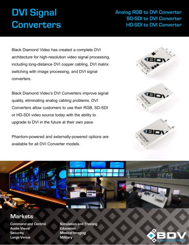 Analog to DVI Signal Converters