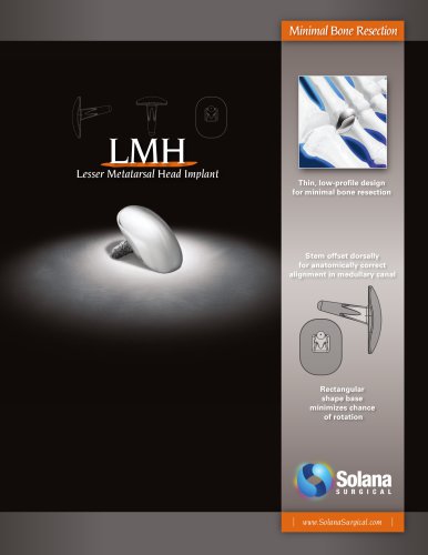 LMH Lesser Metatarsal Head Implant