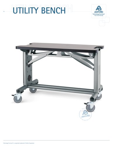 Anthro Utility Bench 48W Basic Product Portrait