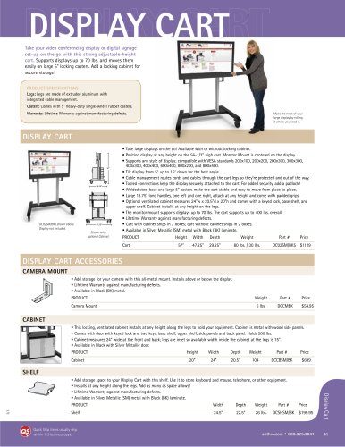 display cart