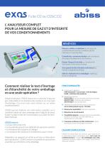 Exos FuiteO2CO2 analyseur gaz fuite