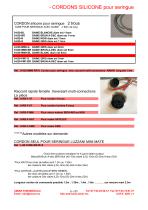 Famille : Cordons Silicone - 4