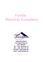Famille : Raccords Européens - 1