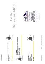Famille : Service pour A-DEC - 1