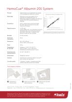 HemoCue ®  Albumin 201 System - 2