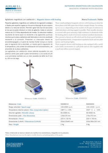 Magnetic stirrer w/heating 690/1