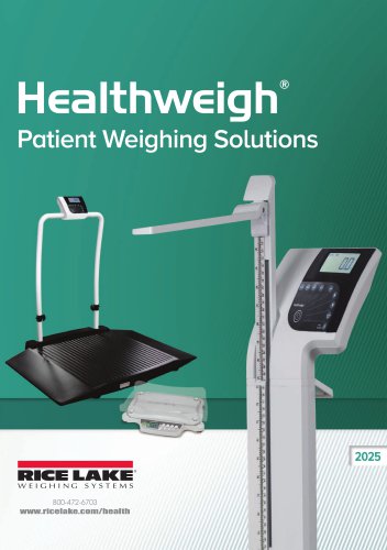 Healthweigh® Patient Weighing Solutions 2025