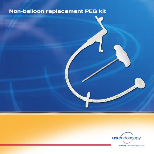 Non-balloon replacement PEG kit