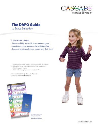 The DAFO Guide to Bracing