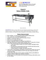 Model D Deluxe Autopsy Table