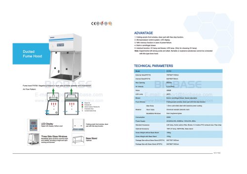 101-102 Fume Hood（700）
