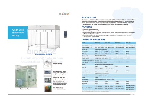 131-132 Clean Booth--BKCB-1500