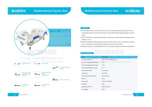 15-16 Multifunctional Electric Bed MF301DS-22