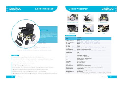 33-34 Electric wheelchair MFN805AT MFN805ATQ