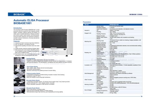 35-36 Automatic ELISA Processor BIOBASE1001
