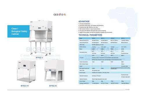 47-48 Class I Biological Safety Cabinet--BYKG-I