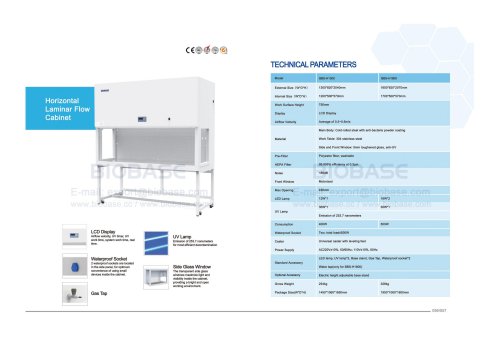 56-57 Horizontal Laminar Flow Cabinet--BBS-H1300