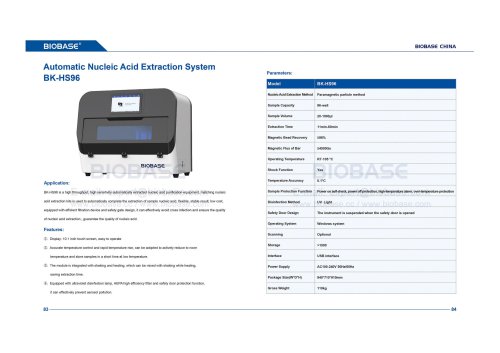 83-84 Nucleic Acid Extraction System-BKHS96