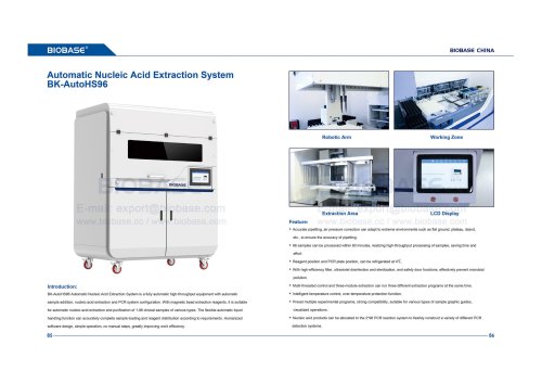 85-86 Automatic Nucleic Acid Extraction System BK-AutoHS96