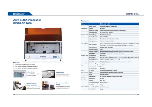 BIOBASE Auto Elisa Processor