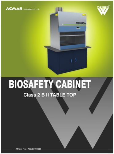 Biosafety Cabinet Class 2 B II Table Top