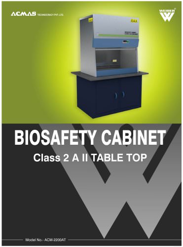 Biosafety Cabinet Class 2 A II Table Top