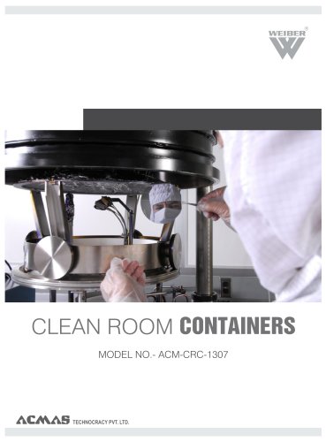 Clean Room Containers (ACM-CRC-1307)