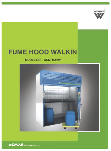 Fume Hood Walkin (ACM-1512W)