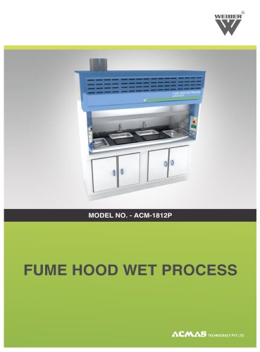 Fume Hood Wet Process (ACM-1812P)