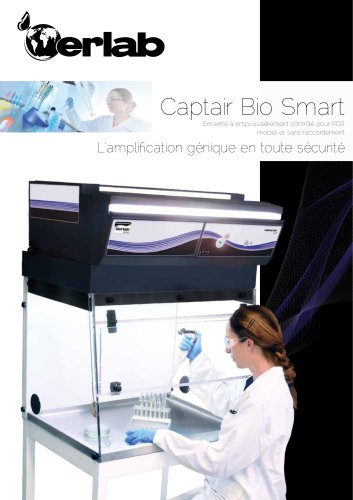 Captair Bio Smart - Enceinte à empoussièrement contrôlé pour PCR mobile et sans raccordement