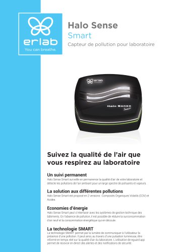 Capteur de pollution de laboratoire - Halo Sense Smart