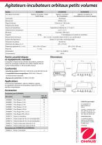 Agitateurs-incubateurs orbitaux petits volumes - 2