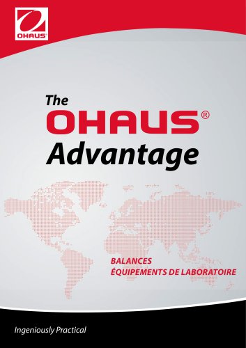 The OHAUS Advantage