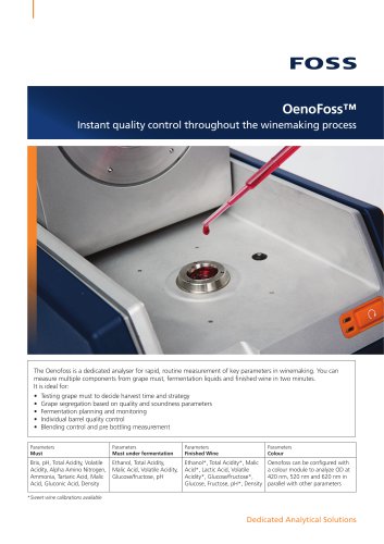 OenoFoss™ Brochure