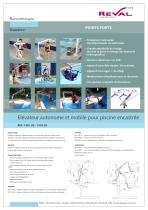 AQUA-LEVE - Élévateur autonome et mobile pour piscine encastrée - 2