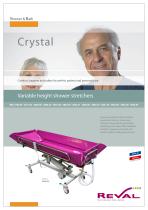 CRYSTAL 3700 - Variable height shower stretchers