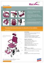 SOFLEX II - Fauteuil de douche & toilette à hauteur variable hydrolique - 2