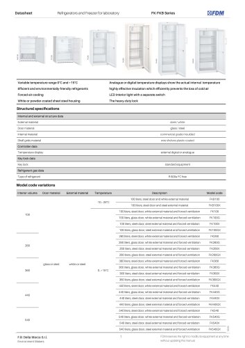 Laboratory refrigerators FK-FKB Series