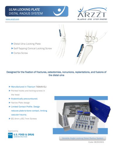 ULNA LOCKING PLATE DISTAL RADIUS SYSTEM