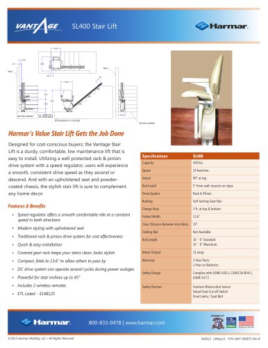 SL400 Stair Lift