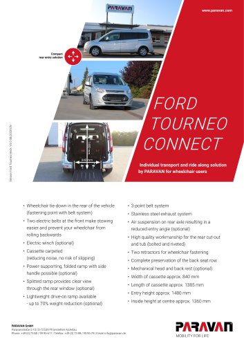 FORD TOURNEO CONNECT_Individual transport