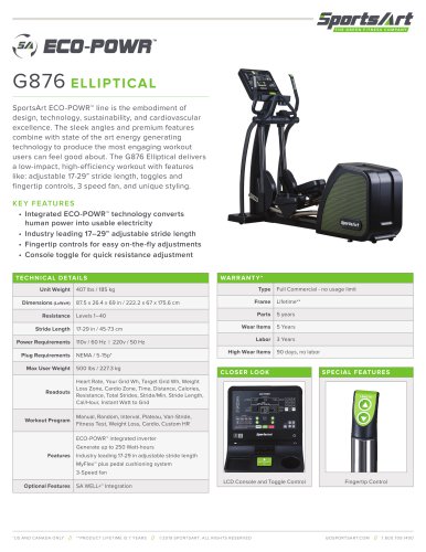 G876 ELLIPTICAL