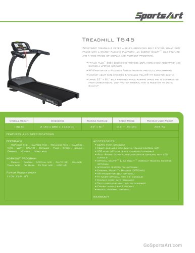 Treadmill T645