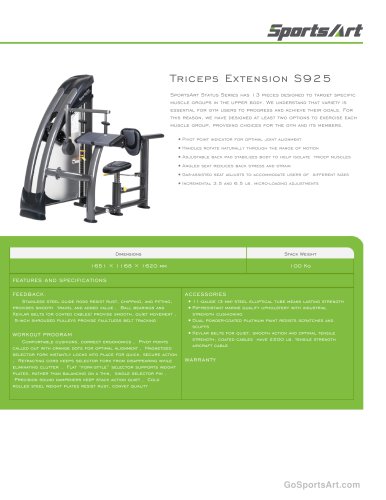 Triceps Extension S925